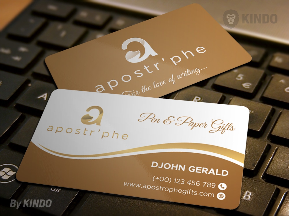 Apostrphe logo design by Kindo