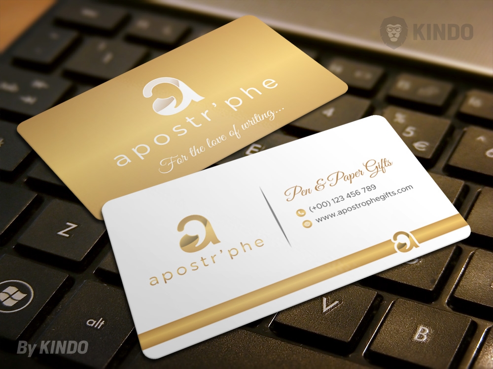 Apostrphe logo design by Kindo