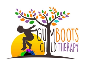 Gumboots Child Therapy logo design by CreativeMania