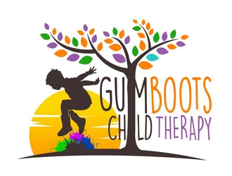 Gumboots Child Therapy logo design by CreativeMania
