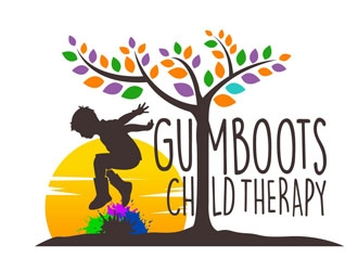 Gumboots Child Therapy logo design by CreativeMania