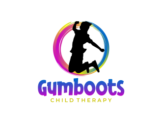 Gumboots Child Therapy logo design by mutafailan