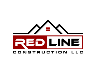 Redline Construction LLC logo design by p0peye
