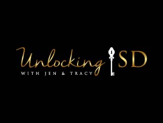 Unlocking SD with Jen & Tracy logo design by maserik