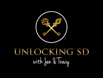 Unlocking SD with Jen & Tracy logo design by maserik