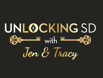 Unlocking SD with Jen & Tracy logo design by mppal