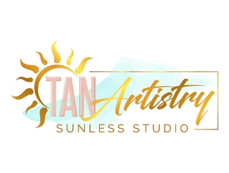 Tan Artistry | Sunless Studio logo design by jaize