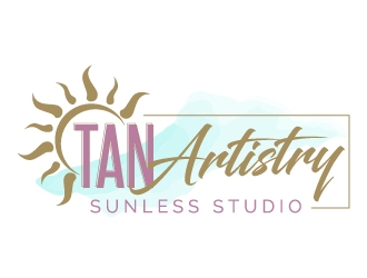 Tan Artistry | Sunless Studio logo design by jaize