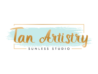 Tan Artistry | Sunless Studio logo design by pencilhand