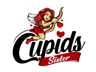 Cupids Sister logo design by veron