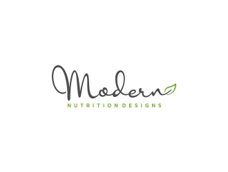 Modern Nutrition Designs logo design by CreativeKiller