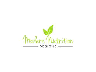Modern Nutrition Designs logo design by y7ce