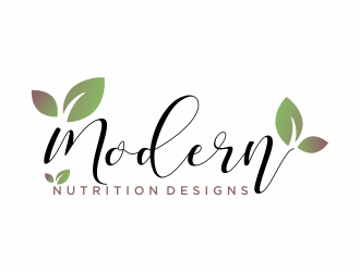 Modern Nutrition Designs logo design by Mahrein