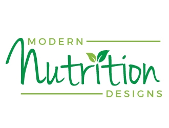 Modern Nutrition Designs logo design by gilkkj
