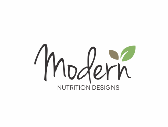 Modern Nutrition Designs logo design by Louseven