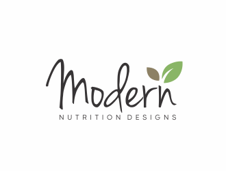 Modern Nutrition Designs logo design by Louseven