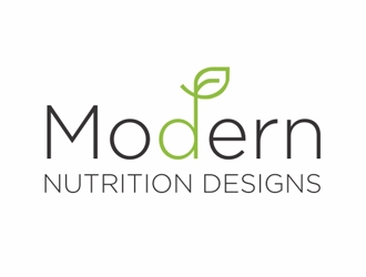 Modern Nutrition Designs logo design by Abril