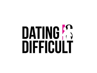 Dating Is Difficult logo design by desynergy