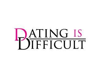 Dating Is Difficult logo design by desynergy