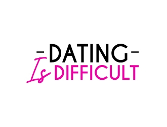 Dating Is Difficult logo design by wongndeso