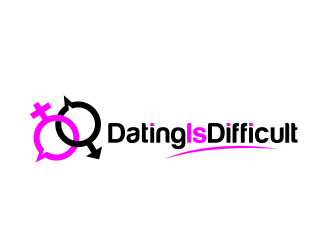 Dating Is Difficult logo design by serprimero