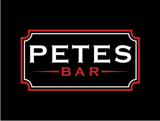 Petes Bar logo design by puthreeone