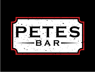 Petes Bar logo design by puthreeone