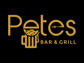 Petes Bar logo design by aldesign