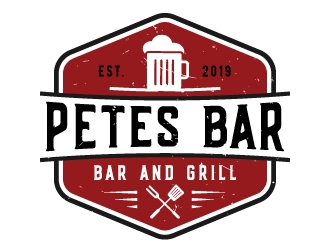 Petes Bar logo design by akilis13