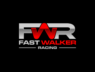 Fast Walker Racing  / F.W.R logo design by haidar