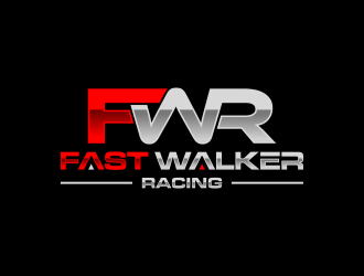 Fast Walker Racing  / F.W.R logo design by haidar