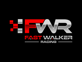 Fast Walker Racing  / F.W.R logo design by haidar