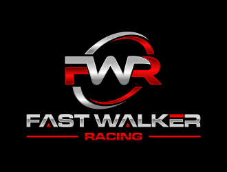Fast Walker Racing  / F.W.R logo design by haidar