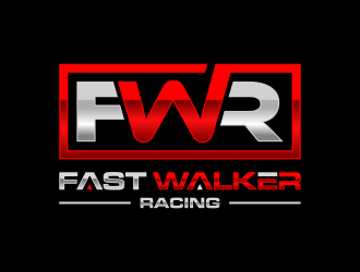 Fast Walker Racing  / F.W.R logo design by haidar