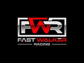 Fast Walker Racing  / F.W.R logo design by haidar