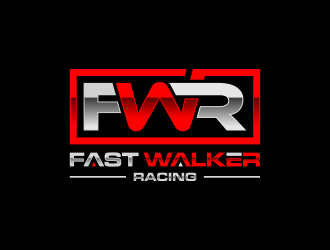 Fast Walker Racing  / F.W.R logo design by haidar
