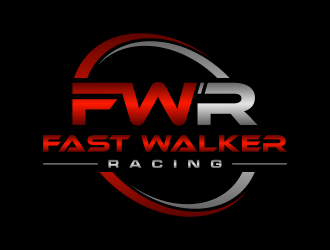 Fast Walker Racing  / F.W.R logo design by salis17
