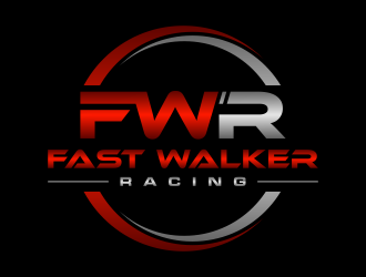 Fast Walker Racing  / F.W.R logo design by salis17