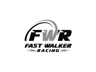 Fast Walker Racing  / F.W.R logo design by mbamboex