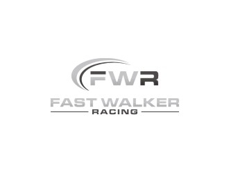 Fast Walker Racing  / F.W.R logo design by sabyan