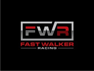 Fast Walker Racing  / F.W.R logo design by sabyan