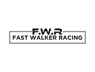 Fast Walker Racing  / F.W.R logo design by luckyprasetyo