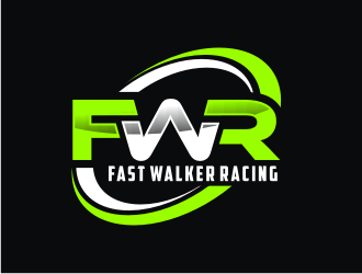 Fast Walker Racing  / F.W.R logo design by bricton