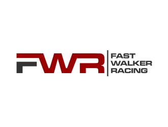 Fast Walker Racing  / F.W.R logo design by Inaya