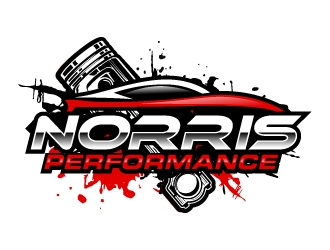 Norris Performance logo design by AamirKhan