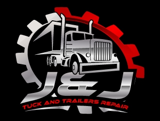 J&J TUCK AND TRAILERS REPAIR logo design by uttam