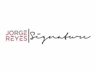 Jorge Reyes Signature logo design by hopee