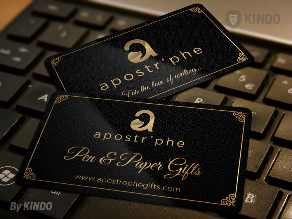 Apostrphe logo design by Kindo