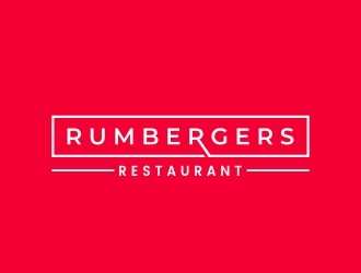 Rumbergers logo design by amar_mboiss