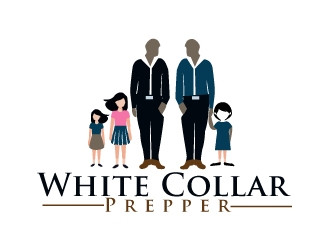 White Collar Prepper logo design by AamirKhan